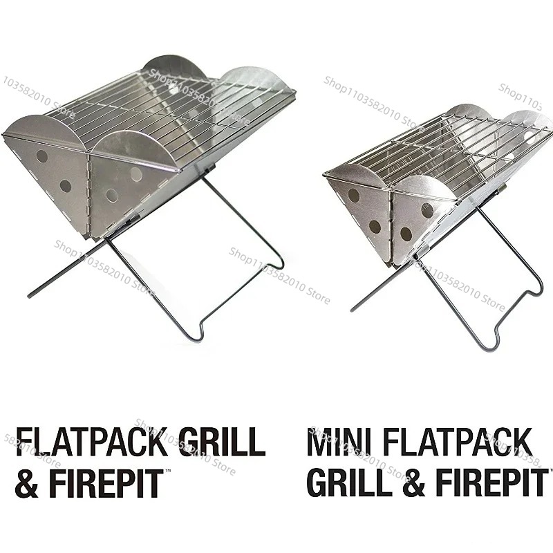 Outdoor Camping Bbq - Stable Outdoor Camping Flat Backpack Portable