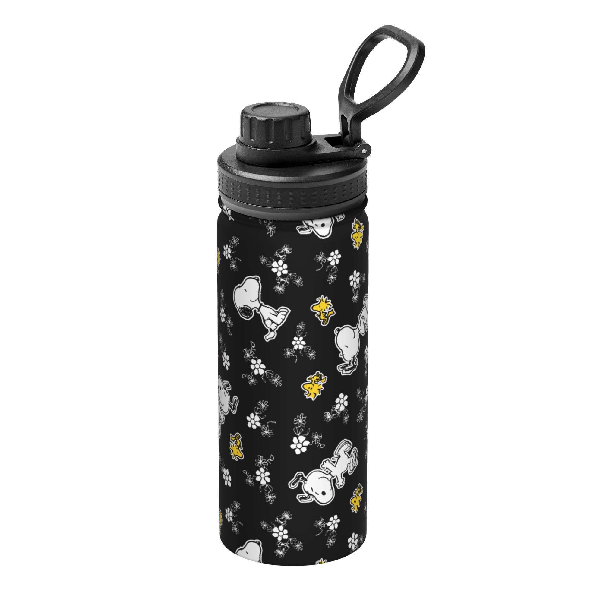 Vacuum Insulated Flask - Snoopy Woodstock Fun Flowers 18OZ Sports