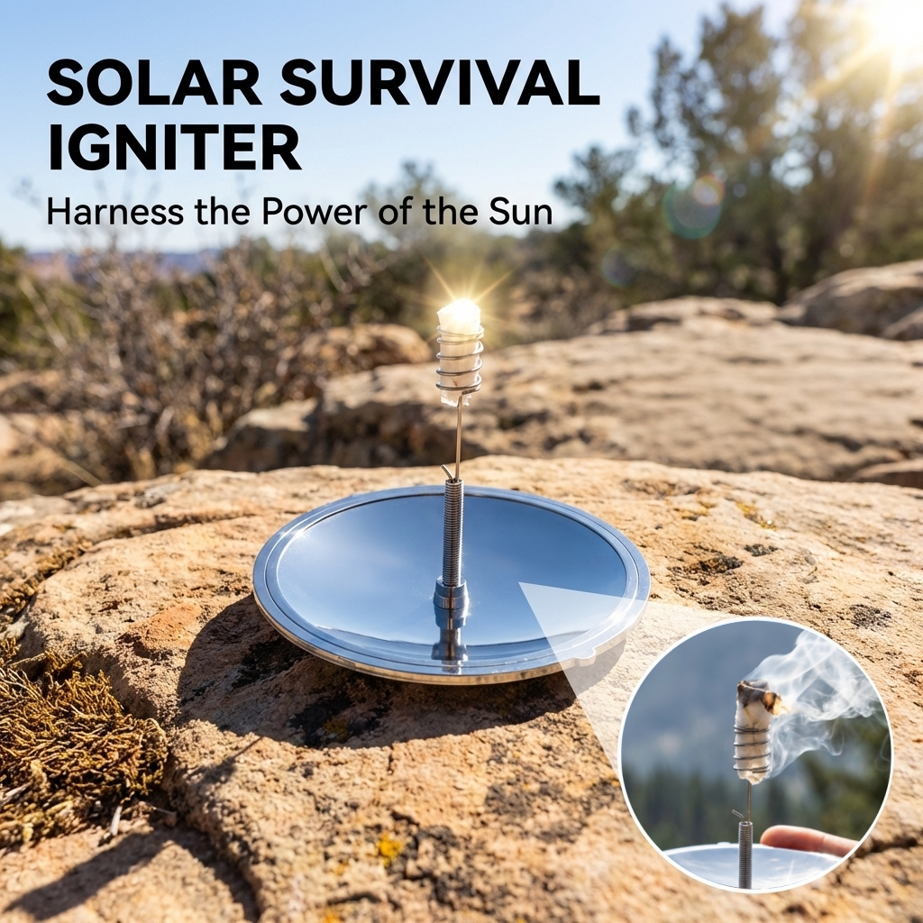 Outdoor Camping Toys - Portable Solar Igniter For Outdoor Hiking