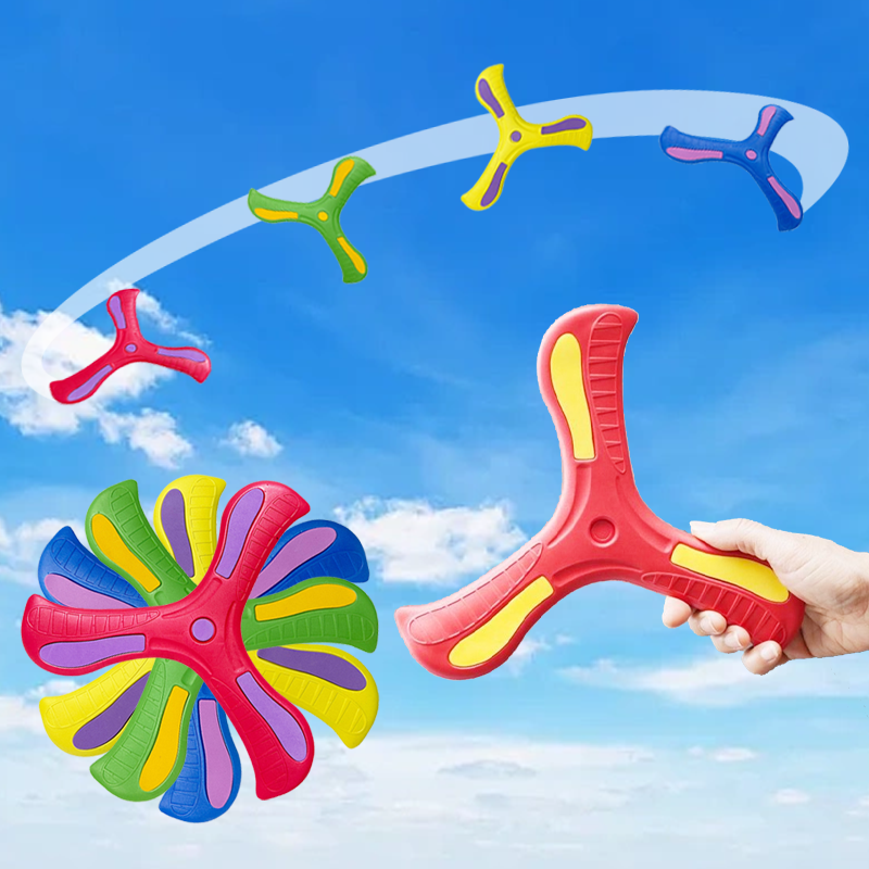 Outdoor Camping Toys - Children Boomerang Soft Three-leaf Cross Outdoor