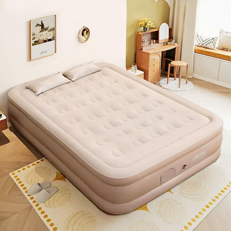 Outdoor Camping Furniture - Queen Air Mattress with Built in