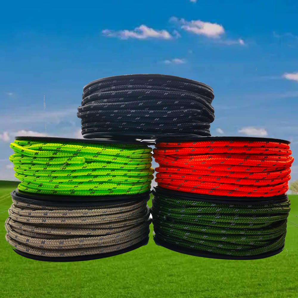 Outdoor Camping Extension Cord - 30M Reflective Paracord 6mm Parachute Cord