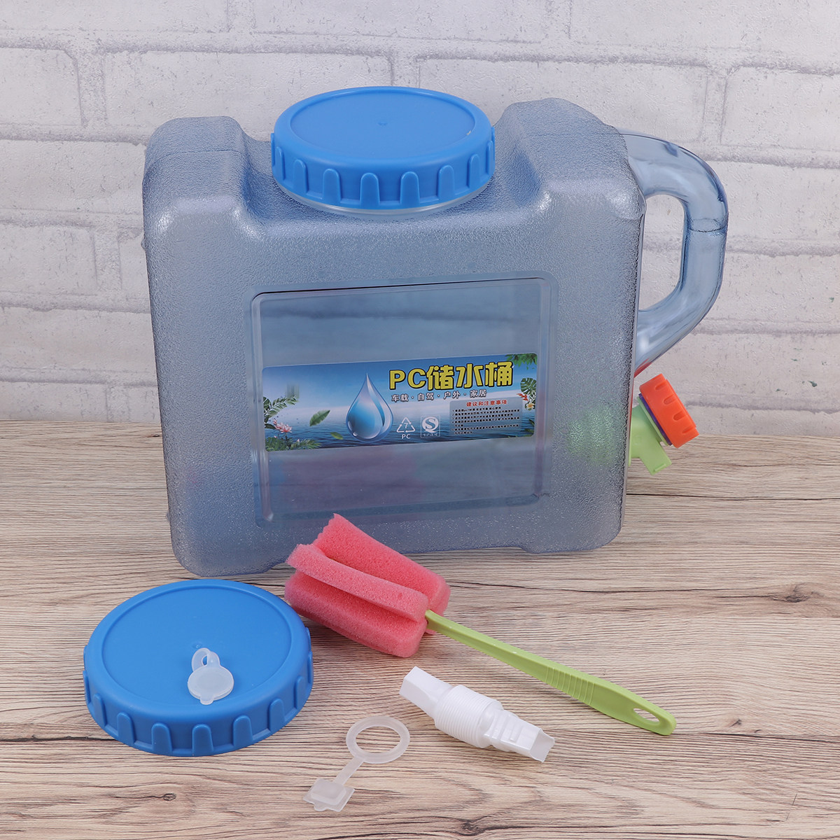 Outdoor Camping Rugs - 5L Portable Water Carrier Bucket Rugged