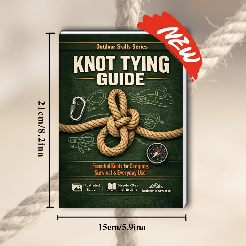 Essential Knot Tying Guide Boo - Outdoor Camping Essentials review and price