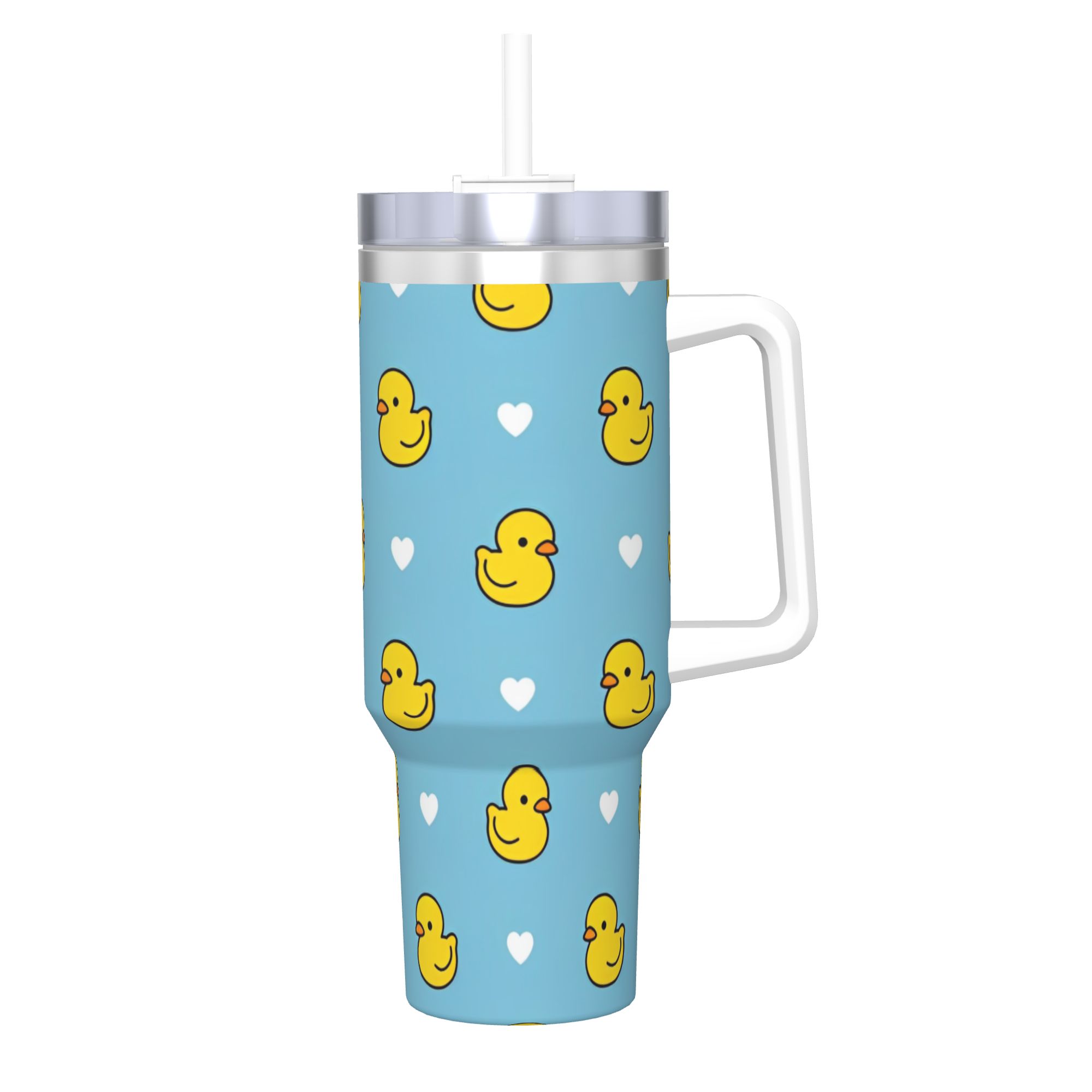 Cute Duck Cartoon Tumbler Vacu - Vacuum Insulated Flask review and price