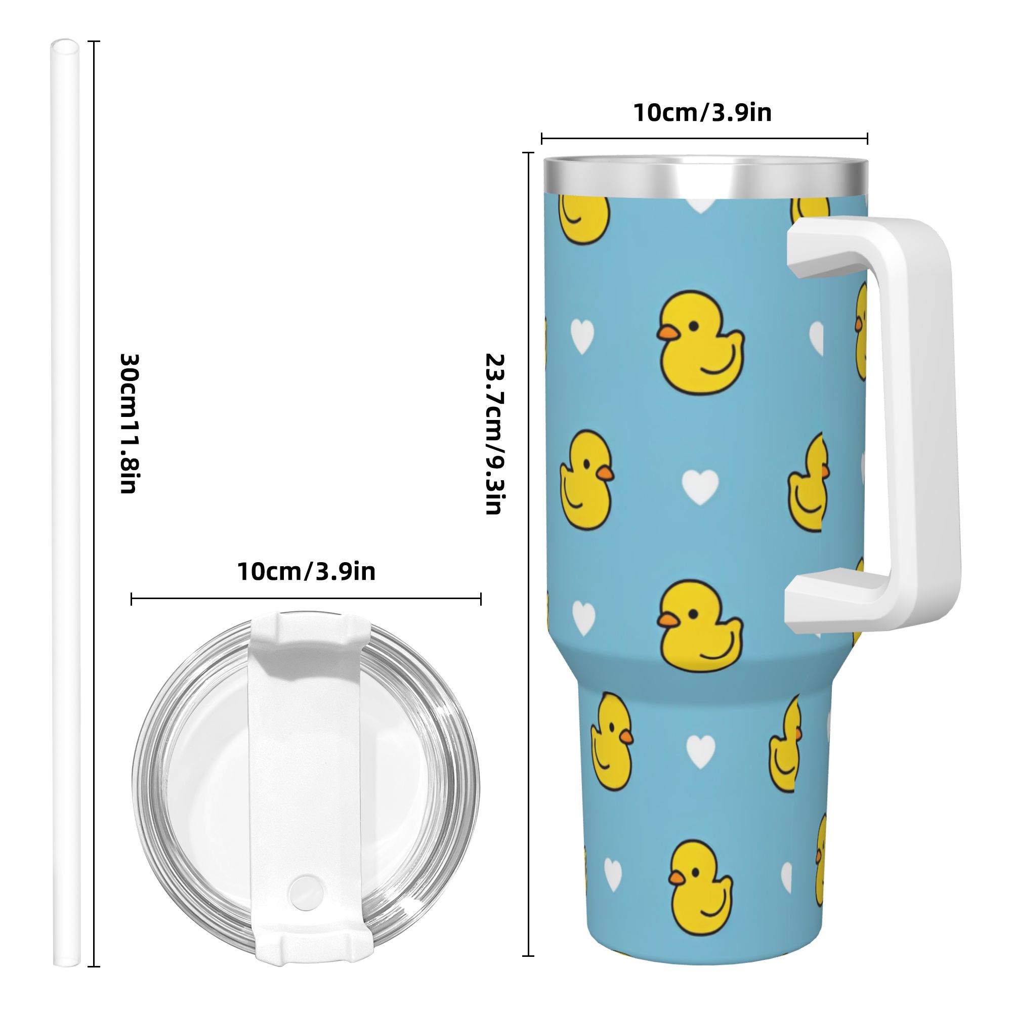 Cute Duck Cartoon Tumbler Vacu - Vacuum Insulated Flask review and price