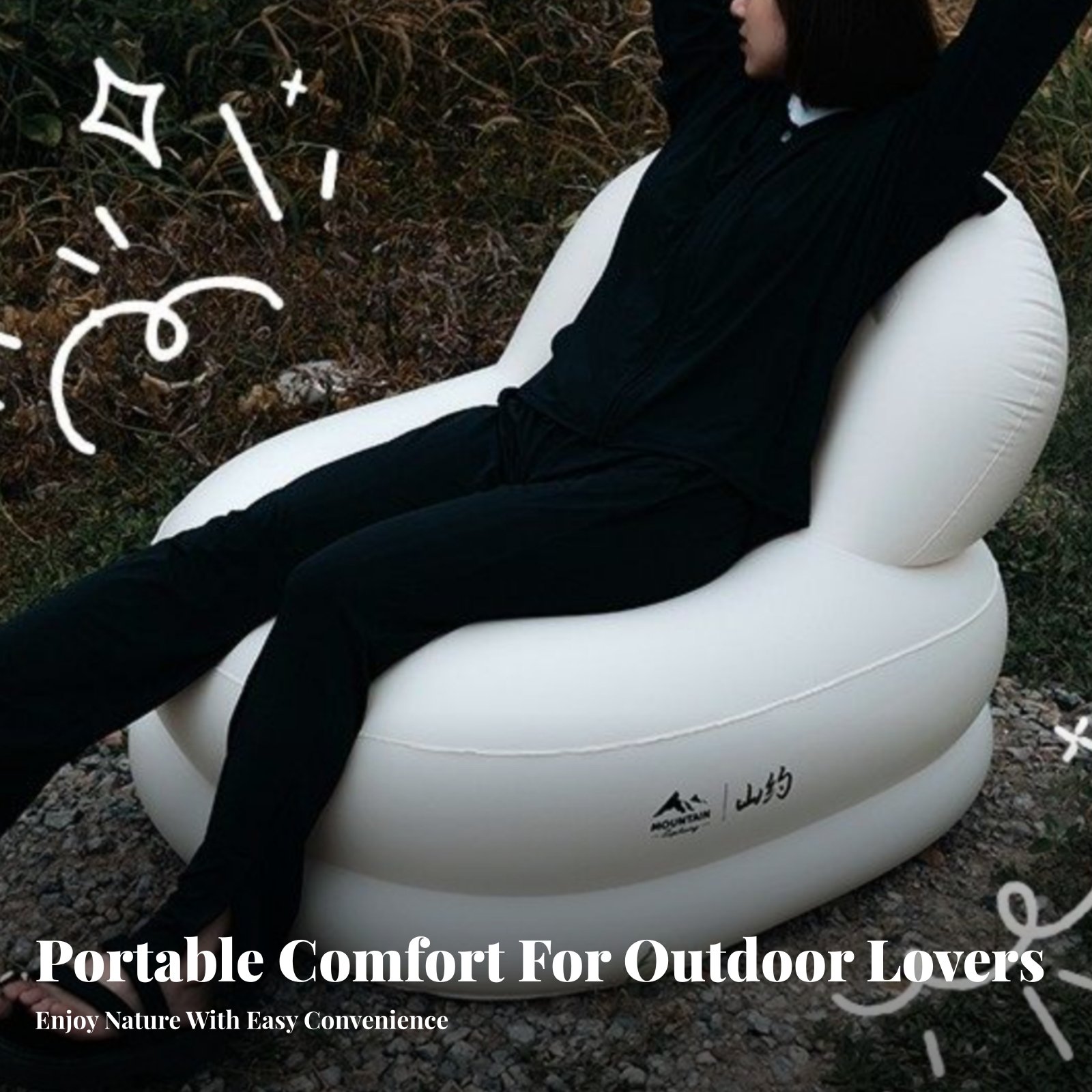 Inflatable Sofa, Camping Air C - Outdoor Camping Chairs review and price