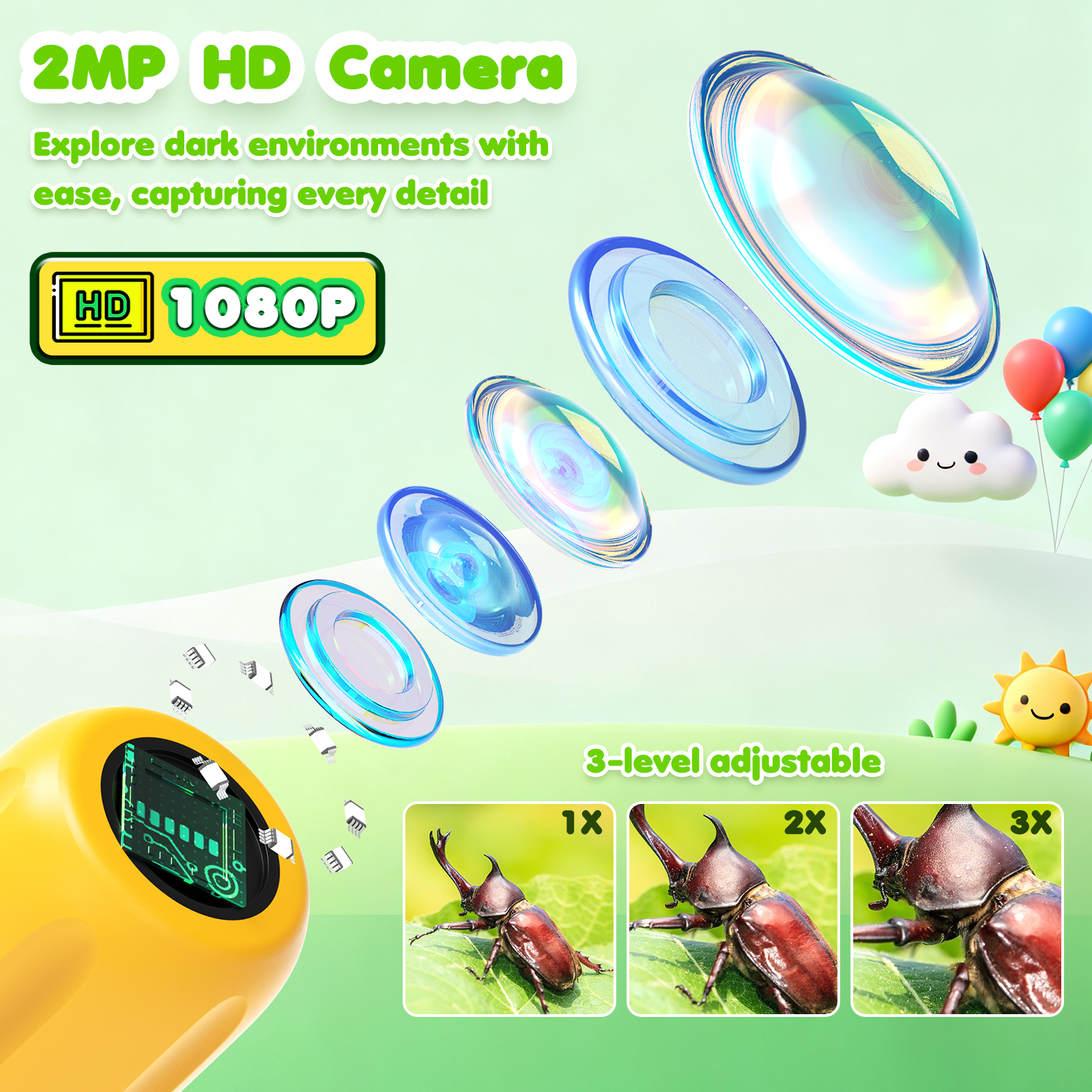 Endoscope for Kid Snake Camera - Outdoor Camping Toys review and price