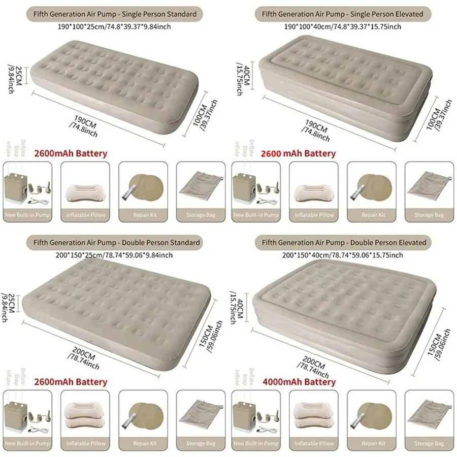 Interior Air Mattress Glamping - Outdoor Camping Furniture review and price