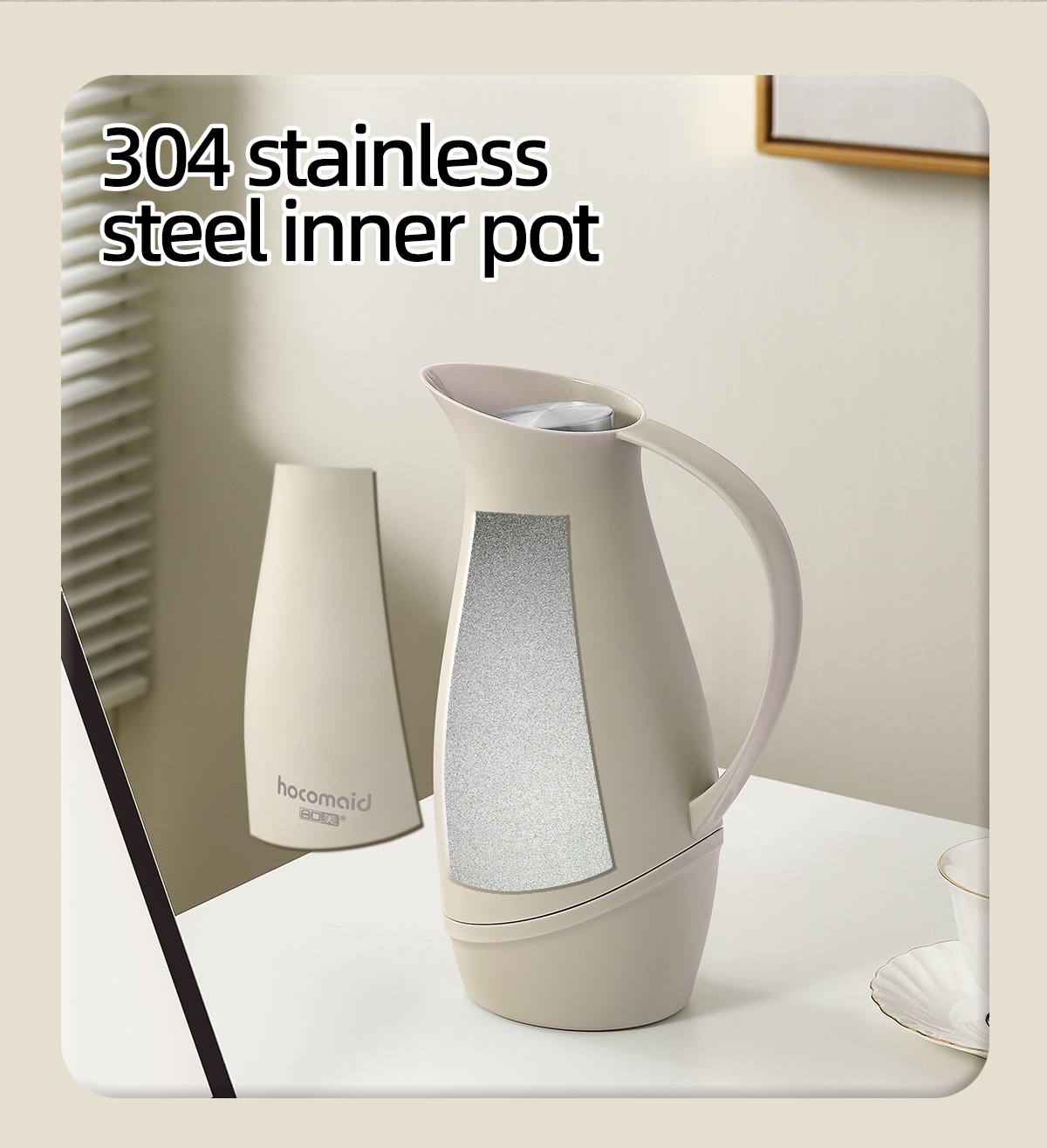 Vacuum-insulated flask with a  - Vacuum Insulated Flask review and price