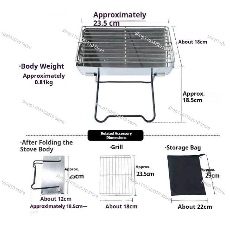 Stable Outdoor Camping Flat Ba - Outdoor Camping Bbq review and price