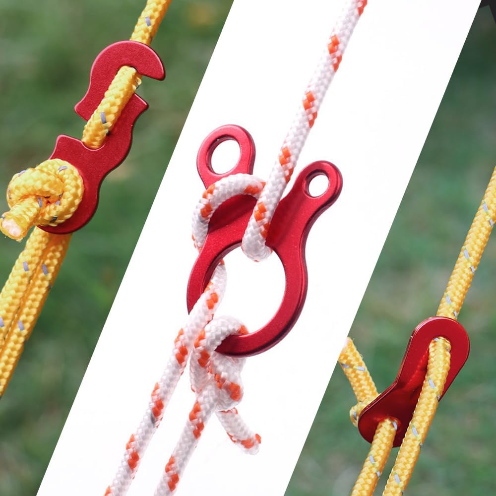 20Pcs Aluminum Alloy Tent Guyl - Outdoor Camping Extension Cord review and price