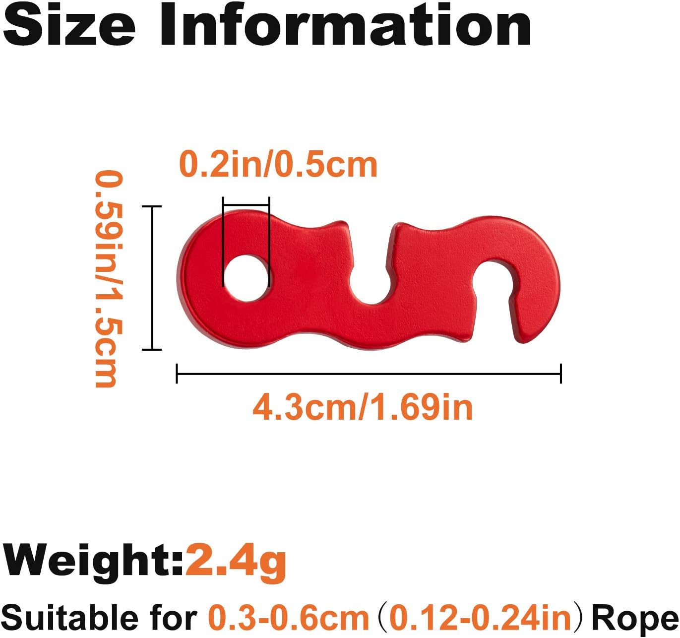 20Pcs Aluminum Alloy Tent Guyl - Outdoor Camping Extension Cord review and price