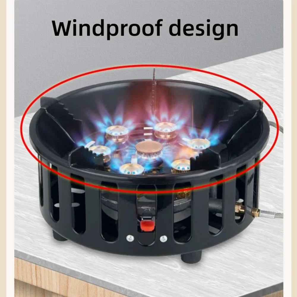 19800W 7-Core Camping Stove Hi - Outdoor Gas Camping Oven review and price
