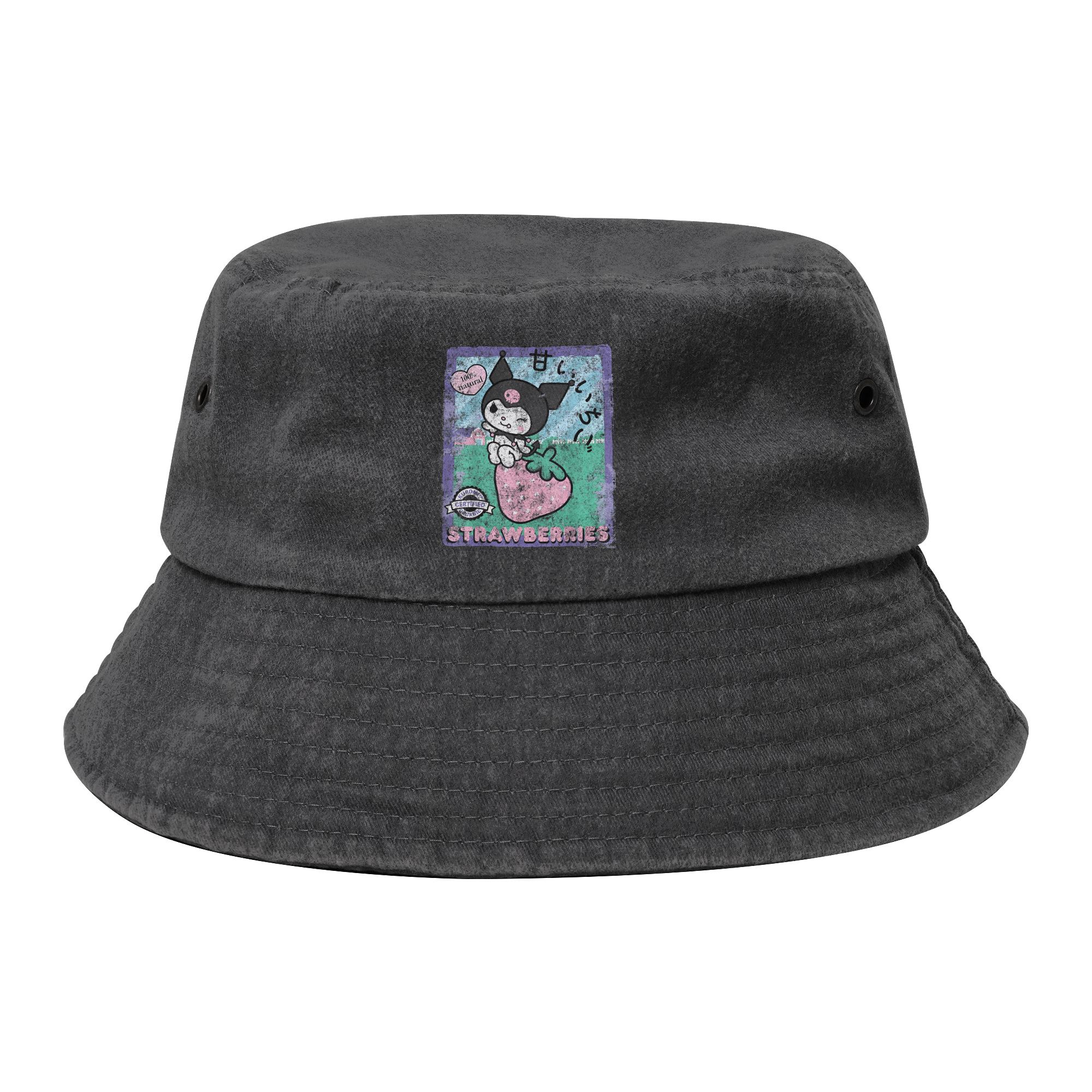 Woman Bucket Hat Kuromi Strawb - Outdoor Camping Ideas For Adults review and price