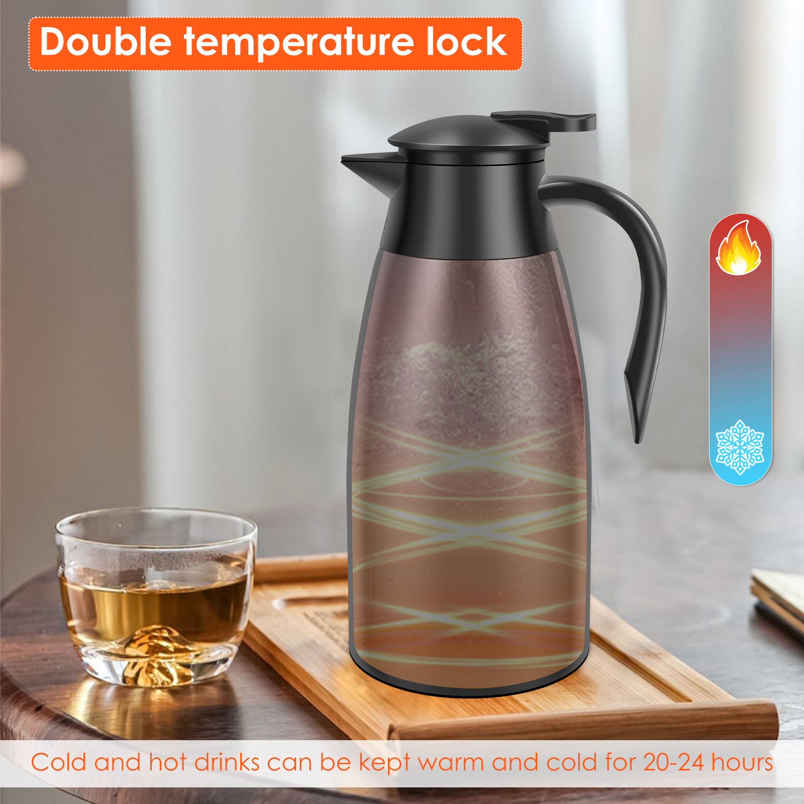 Thermal Coffee Carafe 2L Stain - Vacuum Insulated Flask review and price