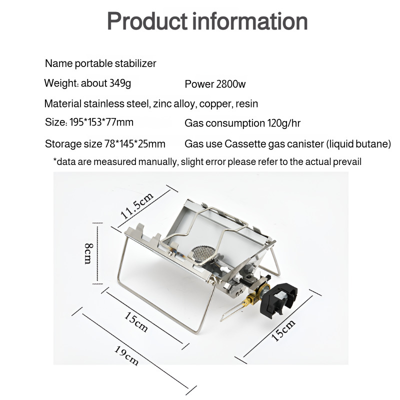 Portable Camping Stove - Folda - Outdoor Gas Camping Oven review and price
