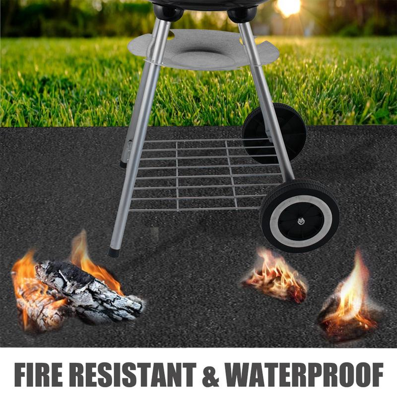 Under Grill Mat Fireplace Fire - Outdoor Camping Rugs review and price