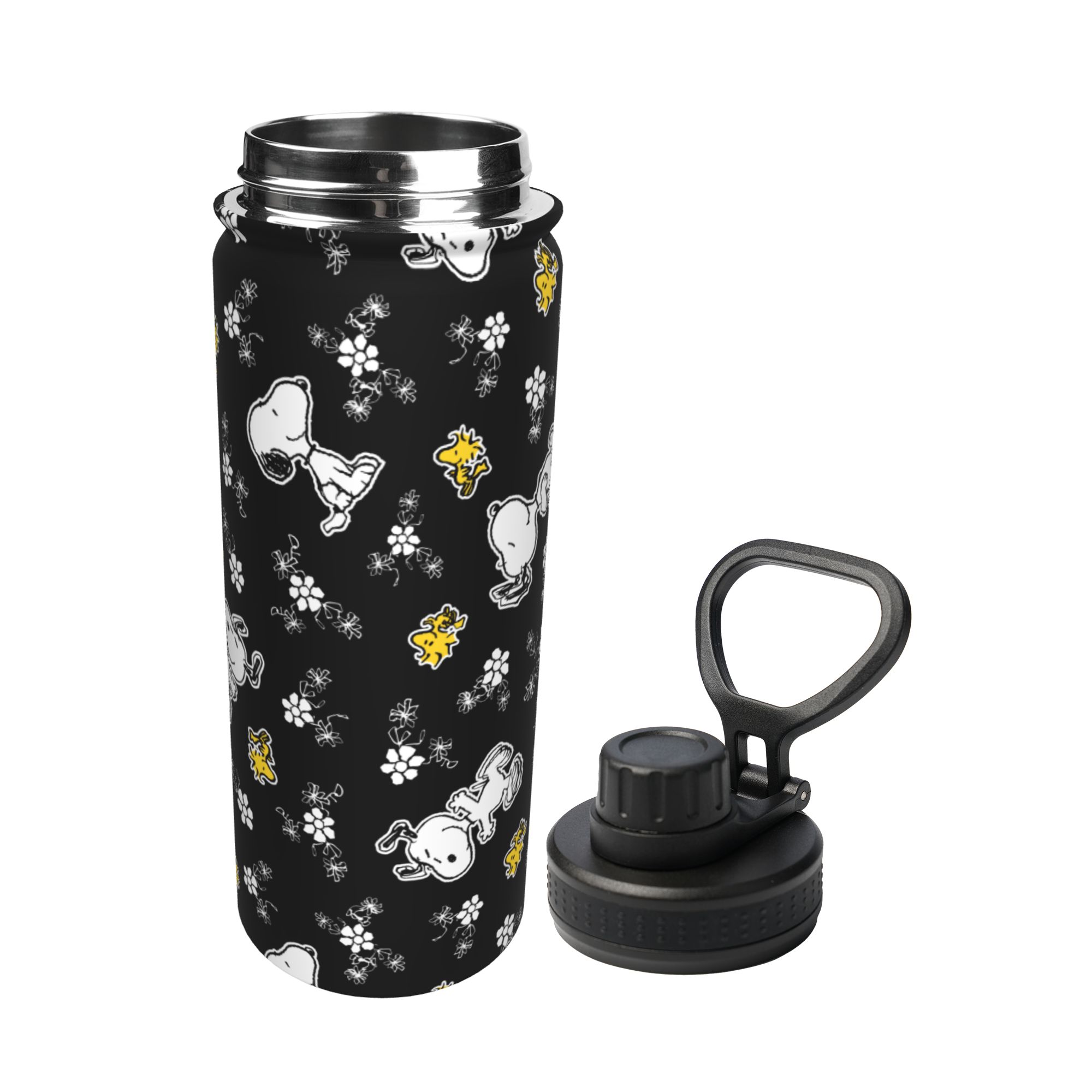 Snoopy Woodstock Fun Flowers 1 - Vacuum Insulated Flask review and price
