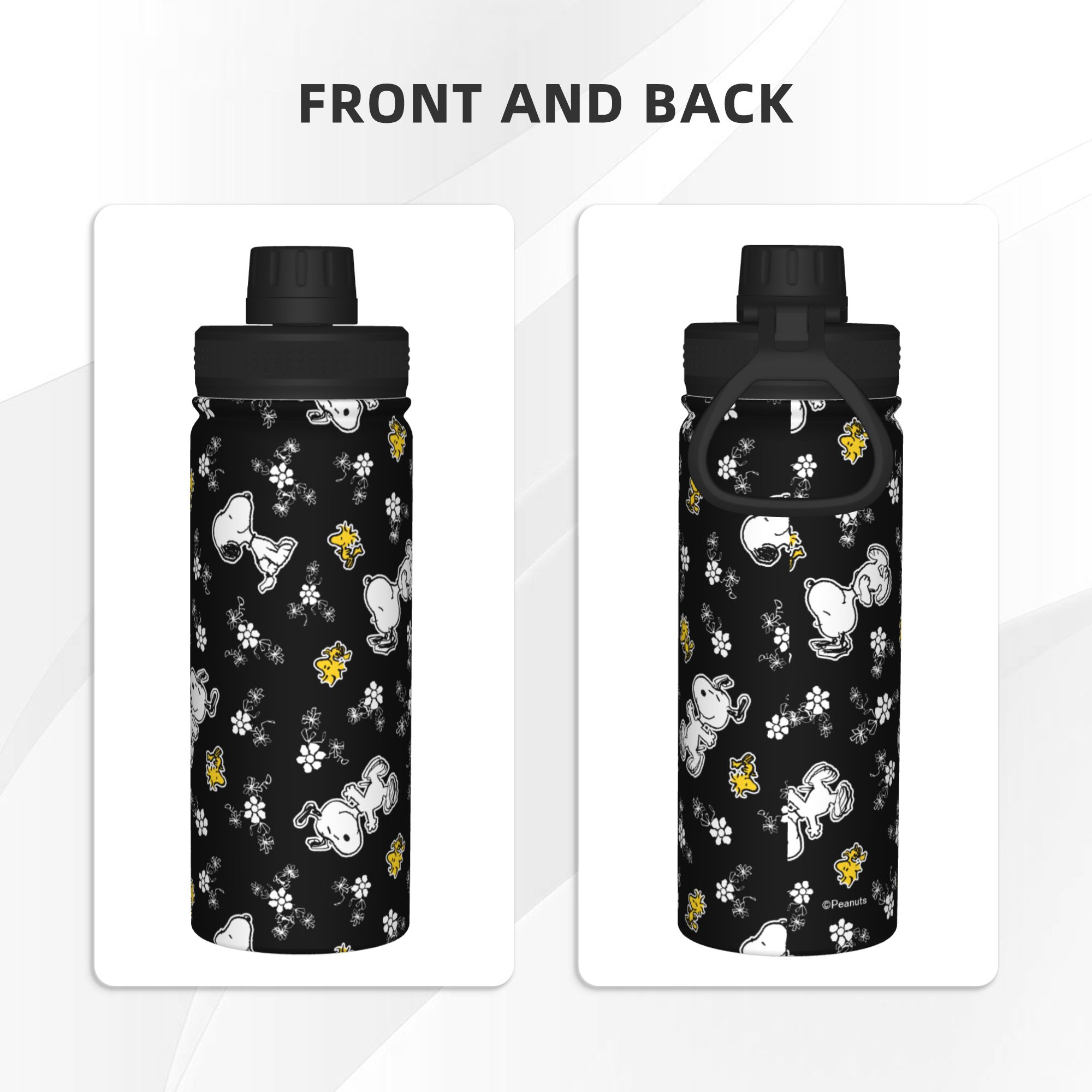Snoopy Woodstock Fun Flowers 1 - Vacuum Insulated Flask review and price