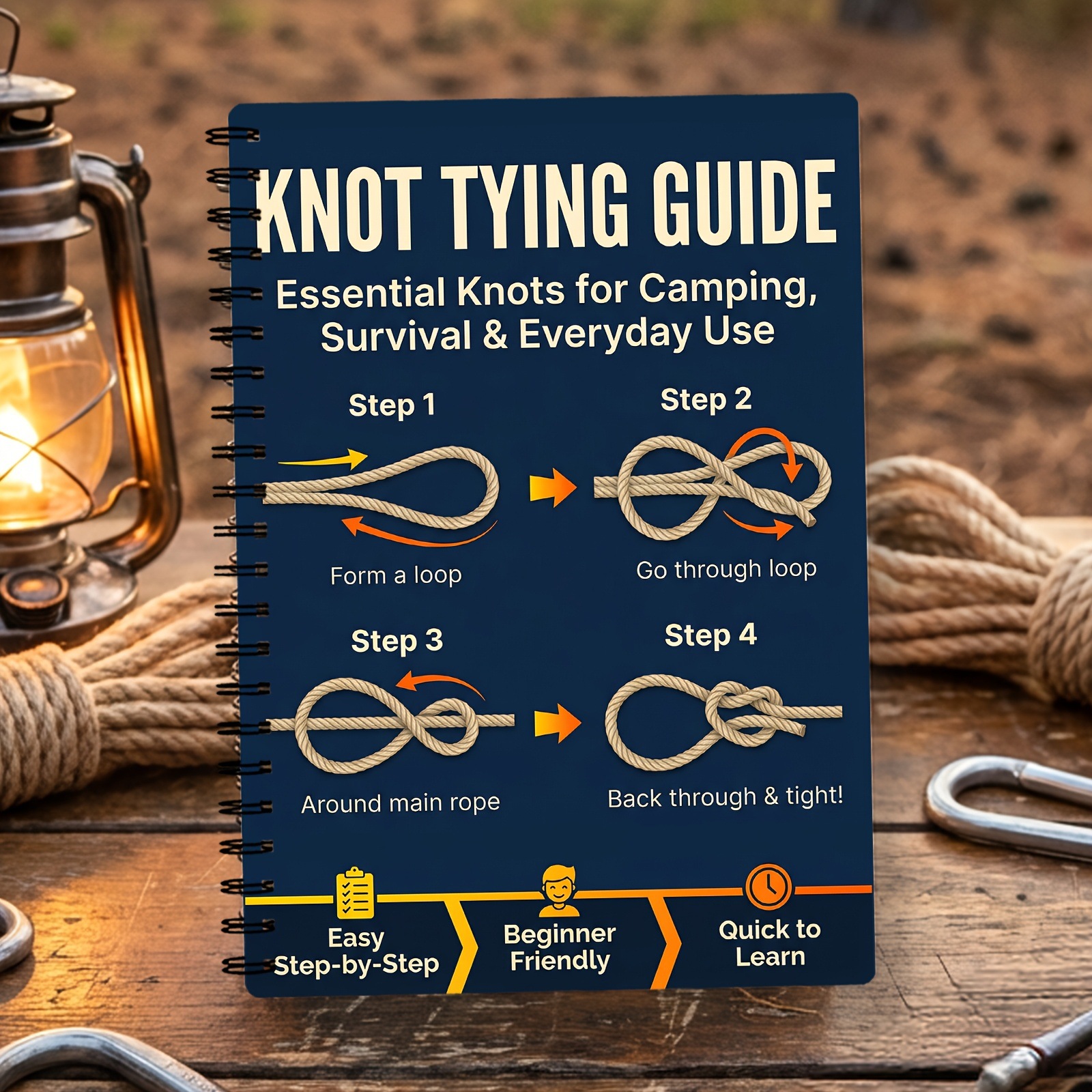 Outdoor Survival Knots StepbyS - Outdoor Camping Essentials review and price