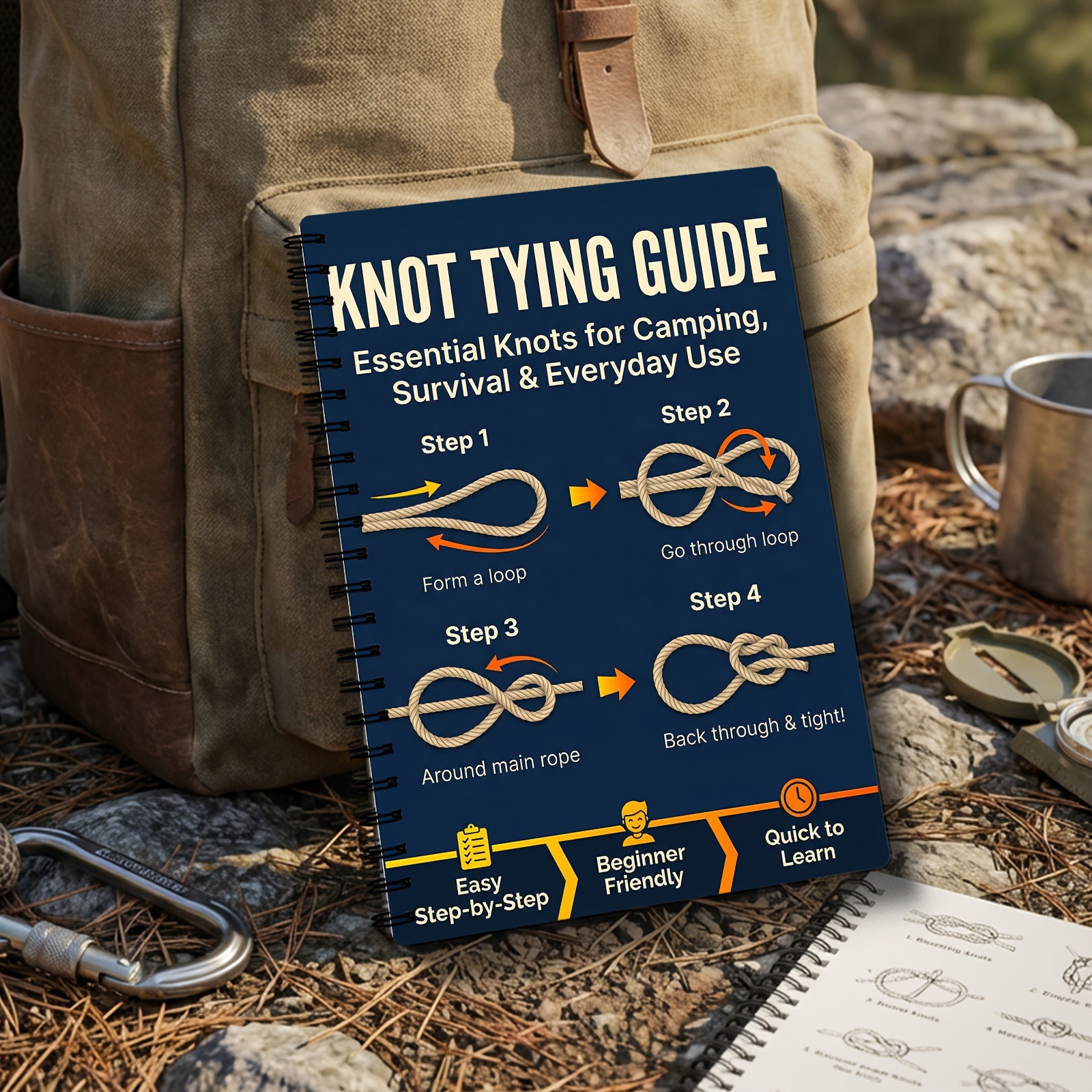Outdoor Survival Knots StepbyS - Outdoor Camping Essentials review and price