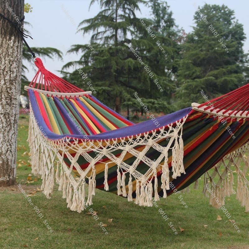 Canvas Double Hammock with Tas - Outdoor Camping Chairs review and price