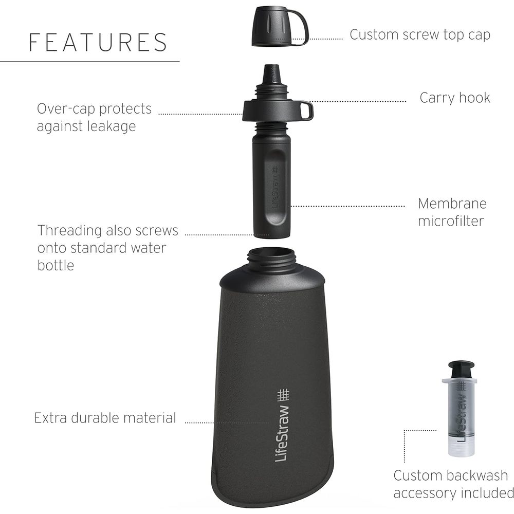 1L Portable Water Filter, Moun - Portable Water Filter review and price