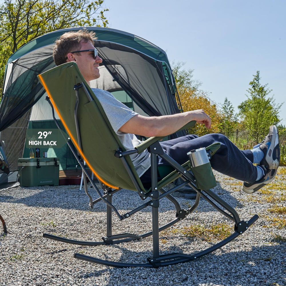 Oversized Folding Rocking Camp - Outdoor Camping Rocker review and price