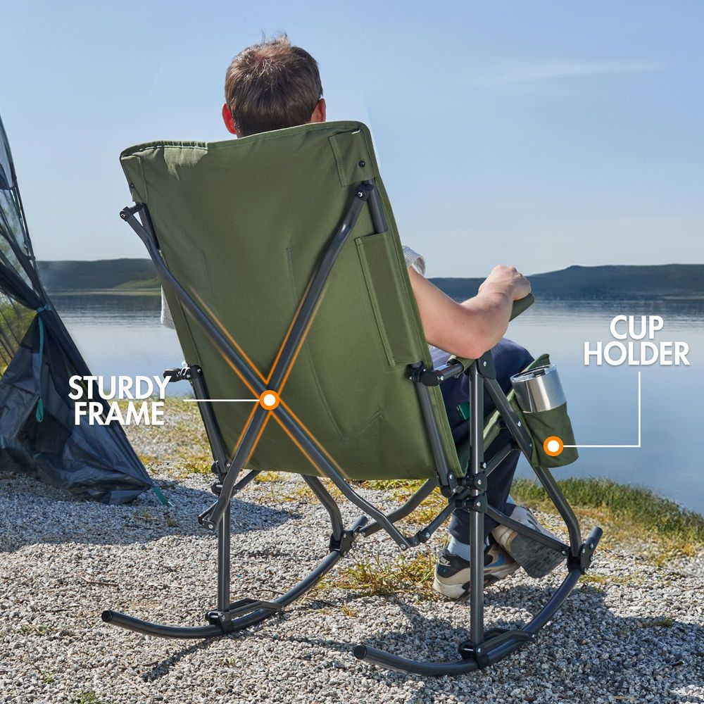 Oversized Folding Rocking Camp - Outdoor Camping Rocker review and price