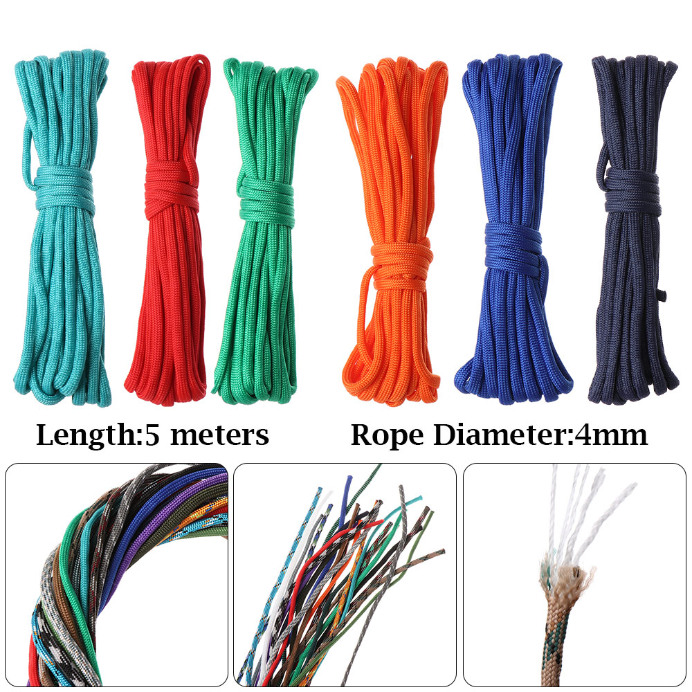 1PC 12 Colors 5 Meter 4mm Para - Outdoor Camping Extension Cord review and price
