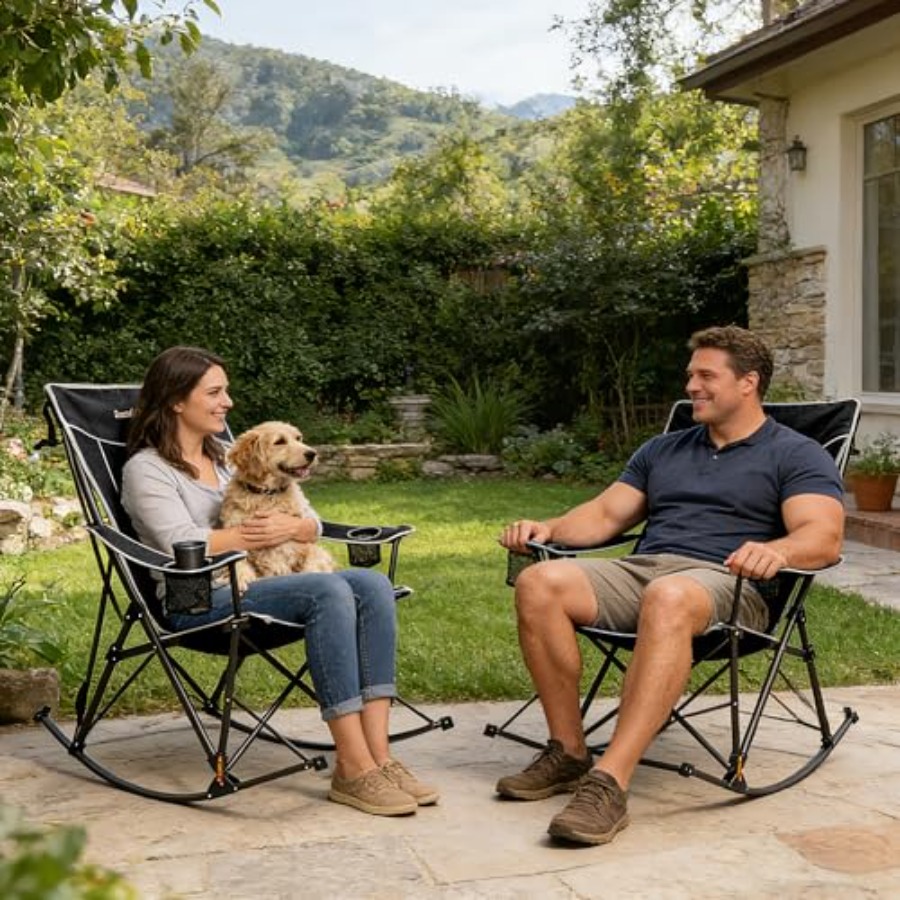 Oversized Folding Rocking Camp - Outdoor Camping Rocker review and price