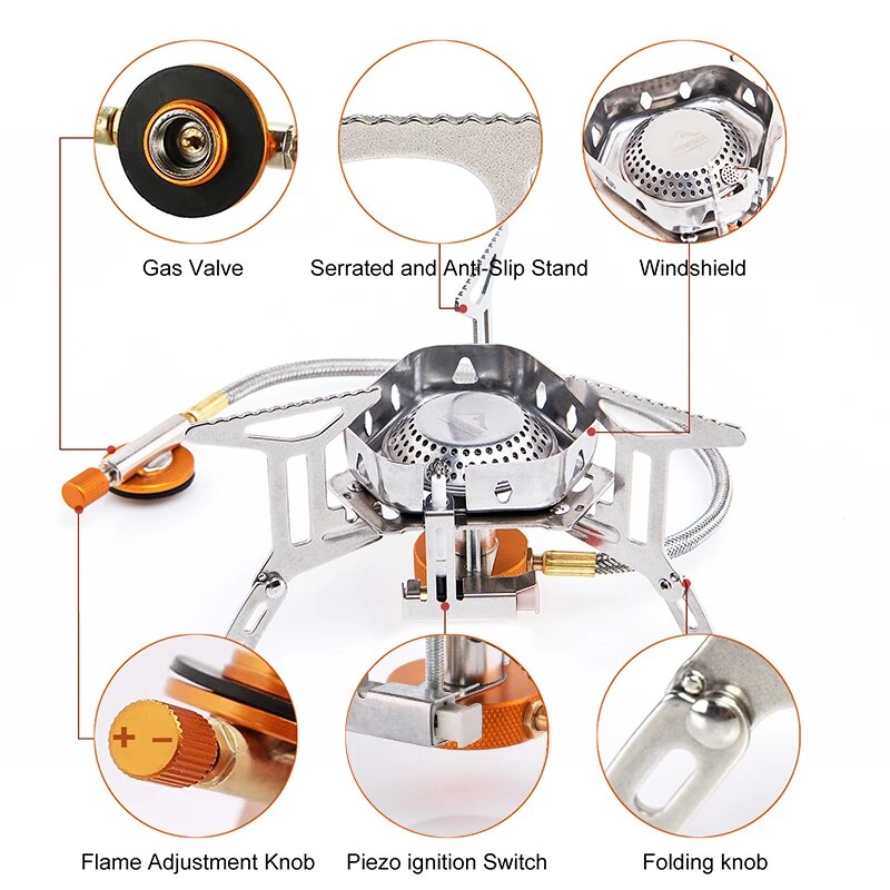 Widesea Camping Burner 3200W W - Outdoor Gas Camping Oven review and price