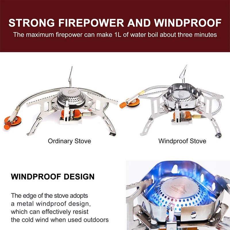 Widesea Camping Burner 3200W W - Outdoor Gas Camping Oven review and price