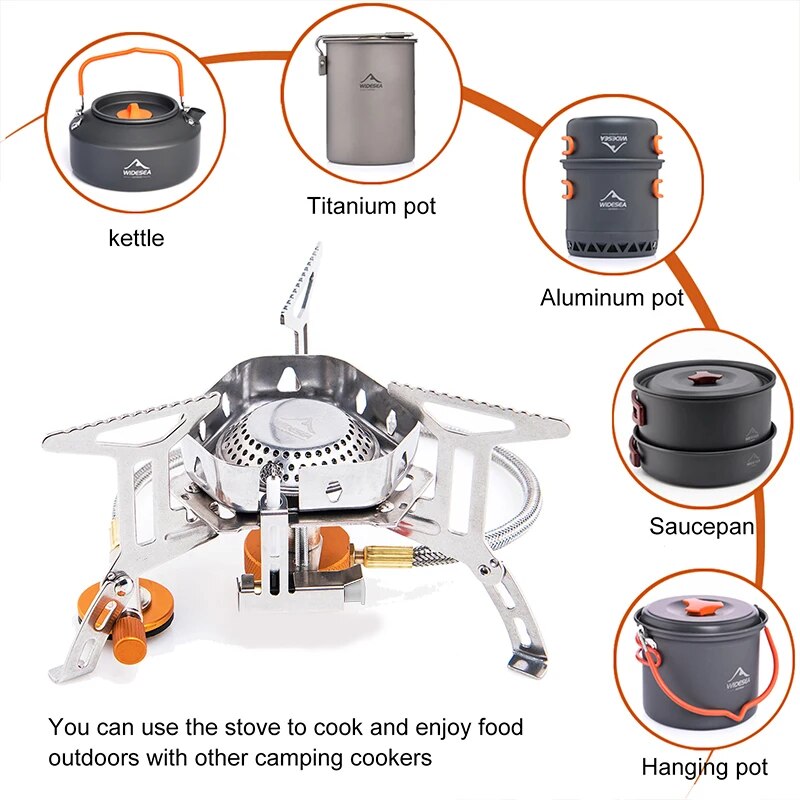 Widesea Camping Burner 3200W W - Outdoor Gas Camping Oven review and price