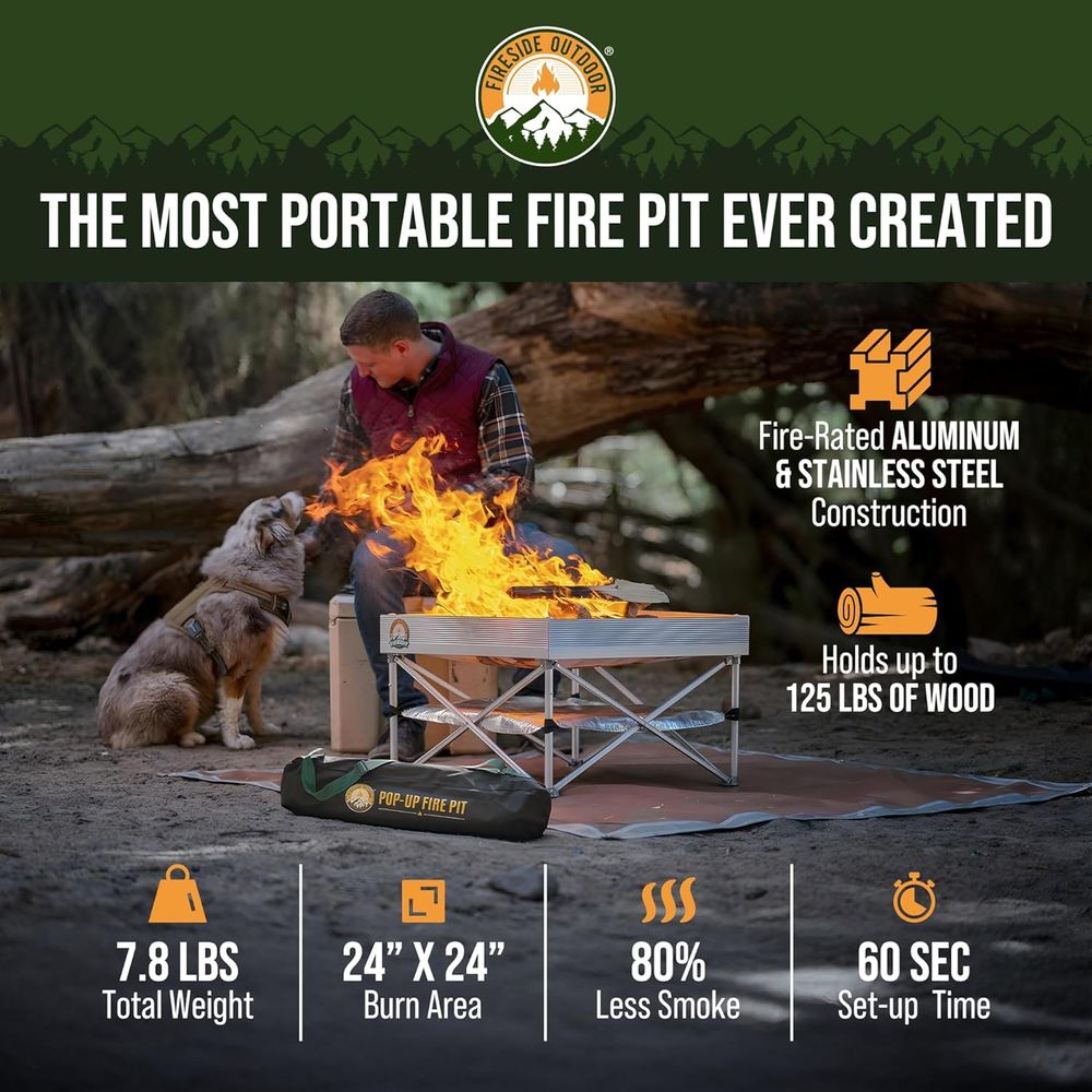 Portable Outdoor Fire Pit for  - Outdoor Camping Bbq review and price