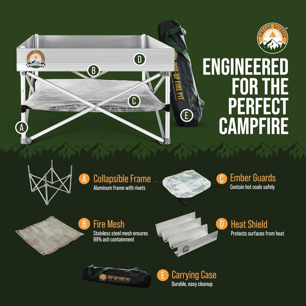 Portable Outdoor Fire Pit for  - Outdoor Camping Bbq review and price