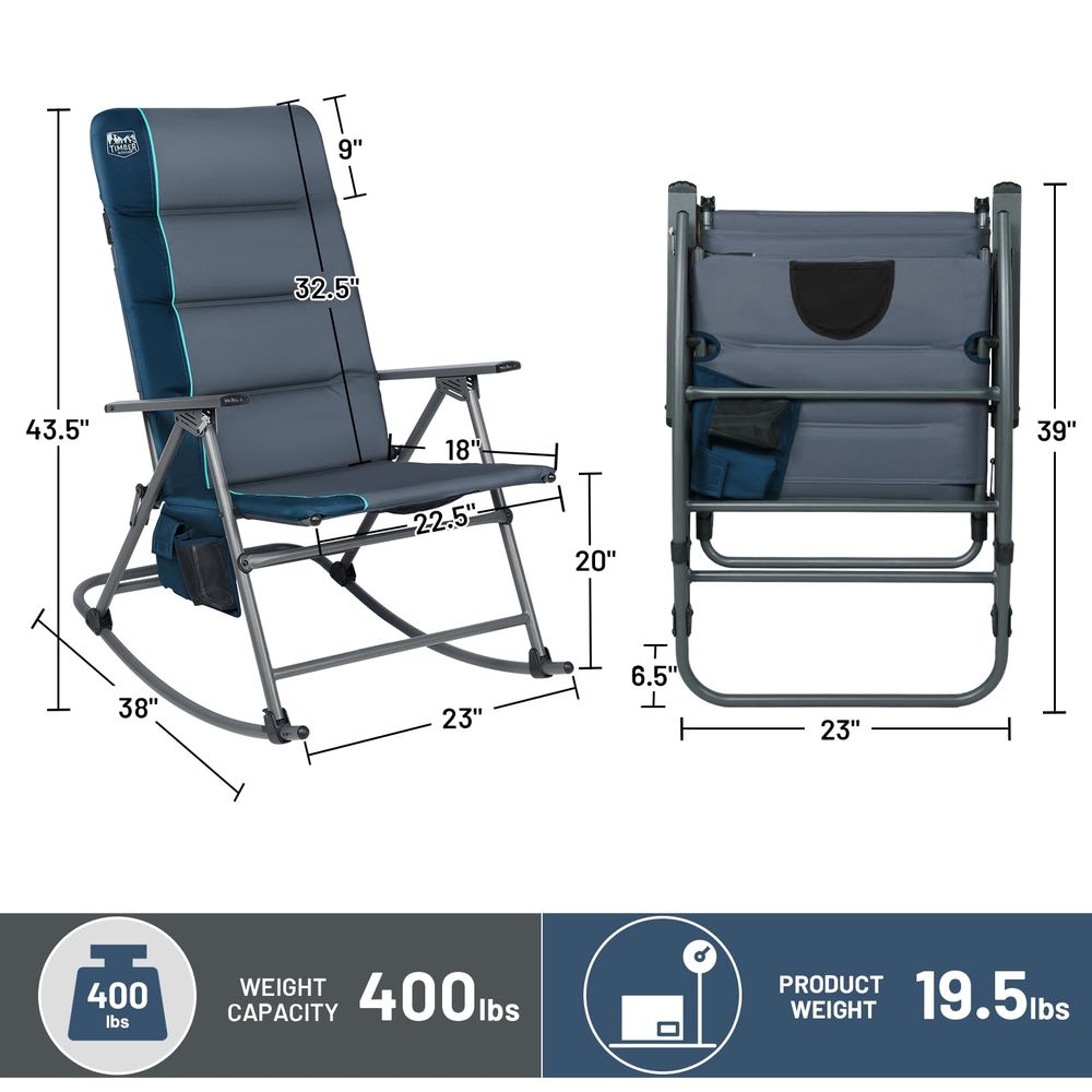 Oversized Folding Rocking Camp - Outdoor Camping Rocker review and price