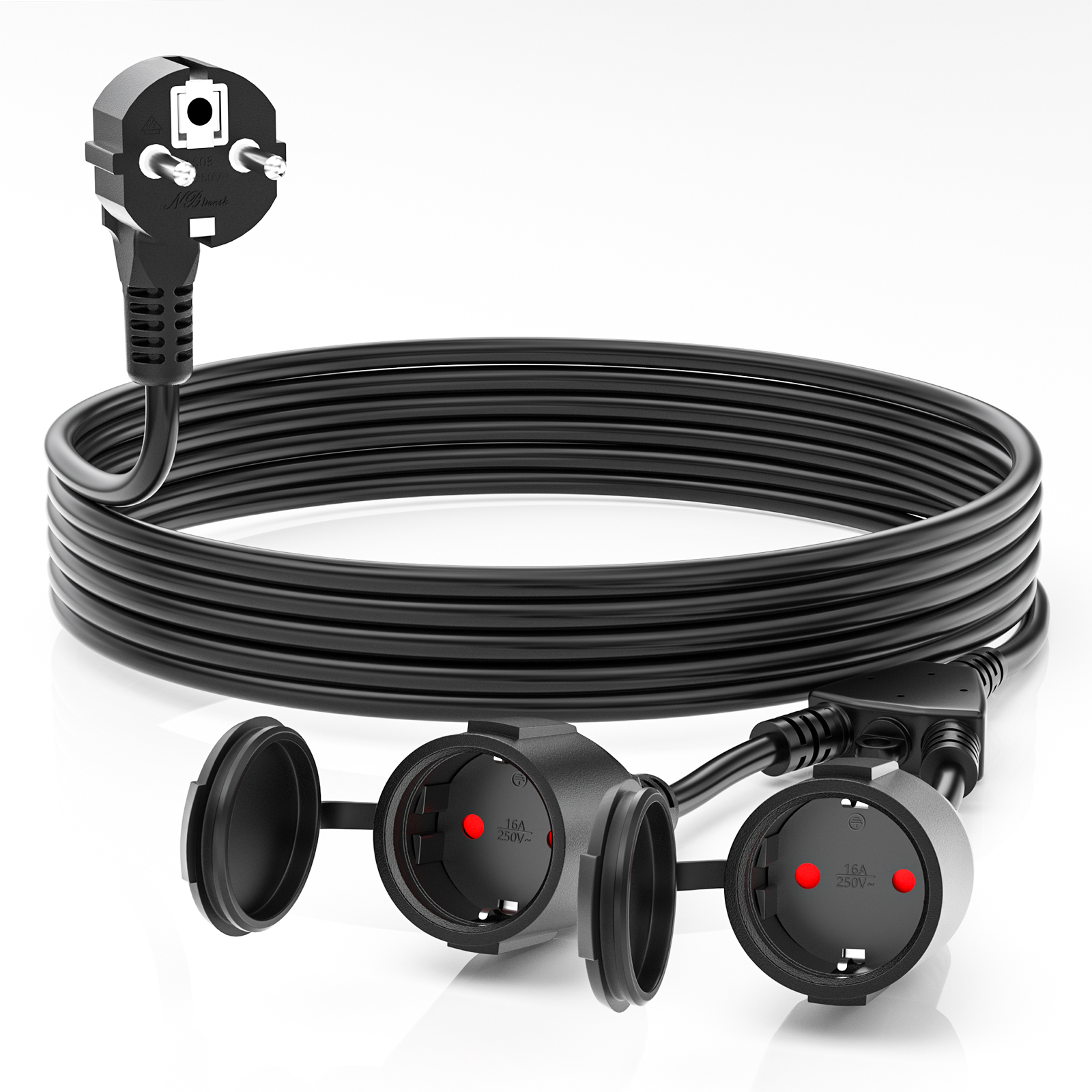 European Power Cord Extension  - Outdoor Camping Extension Cord review and price
