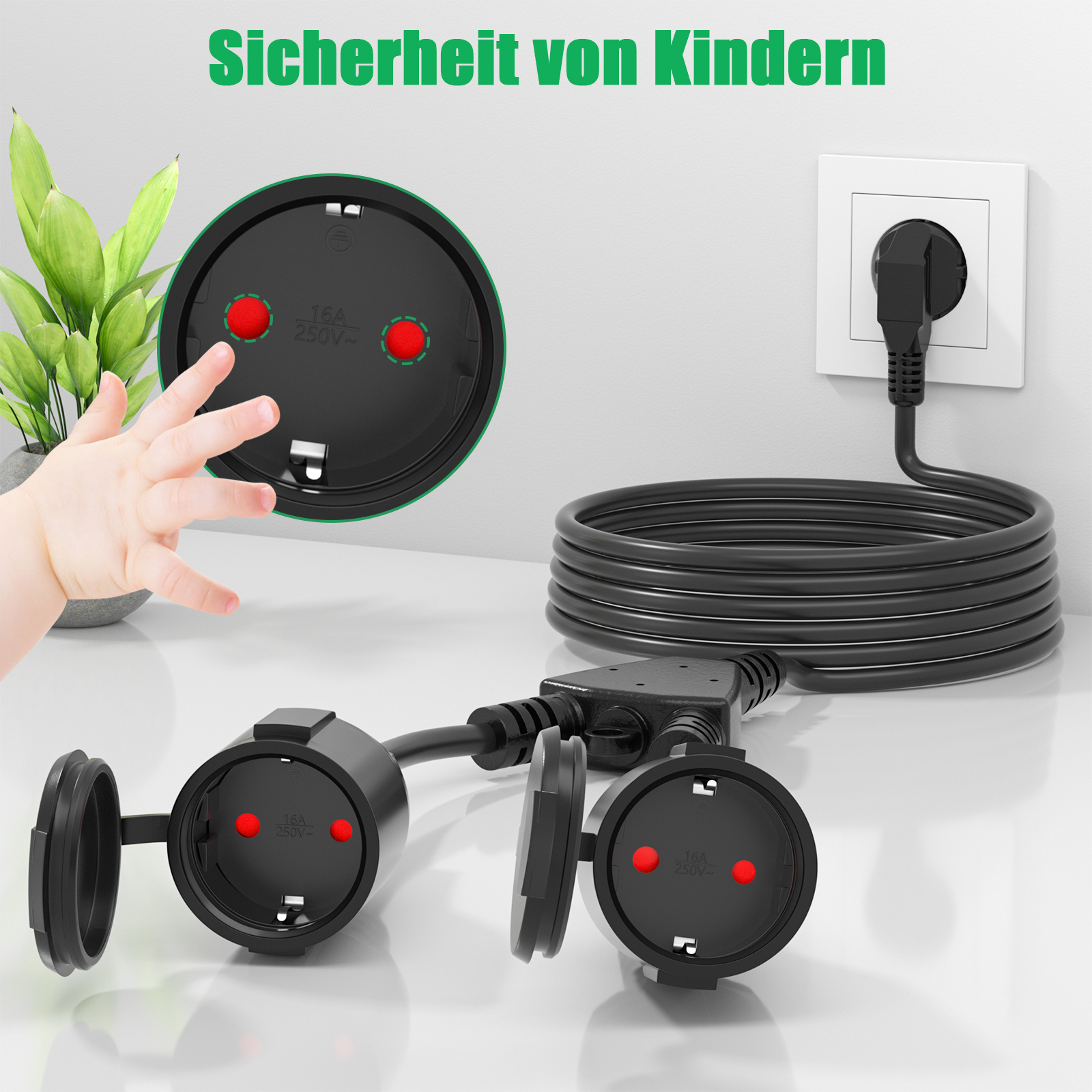 European Power Cord Extension  - Outdoor Camping Extension Cord review and price