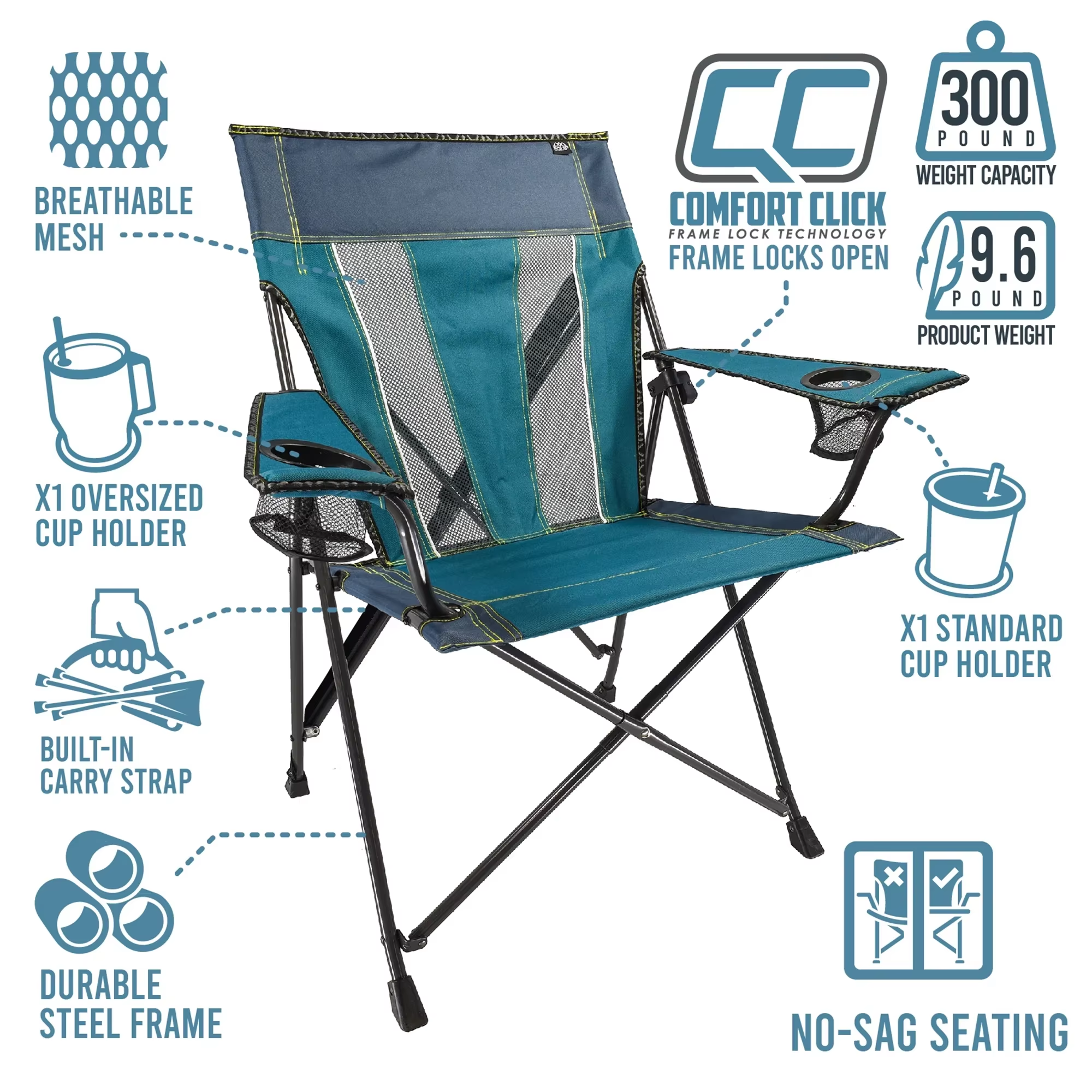 Comfort Click Foldable Outdoor - Outdoor Camping Chairs review and price