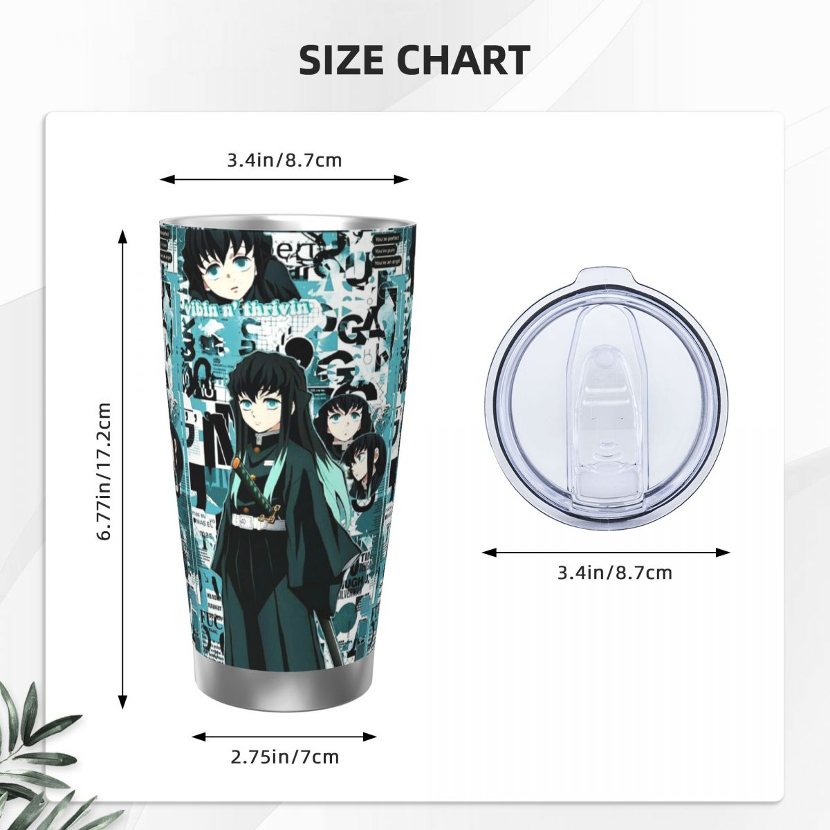Demon Slayer Muichiro Tokitou  - Vacuum Insulated Flask review and price