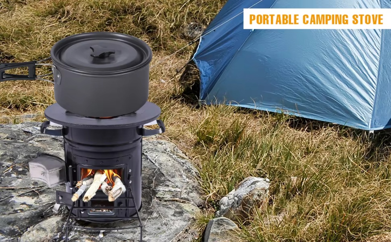 【Popular】Two Doors Firewood Bu - Outdoor Camping Bbq review and price