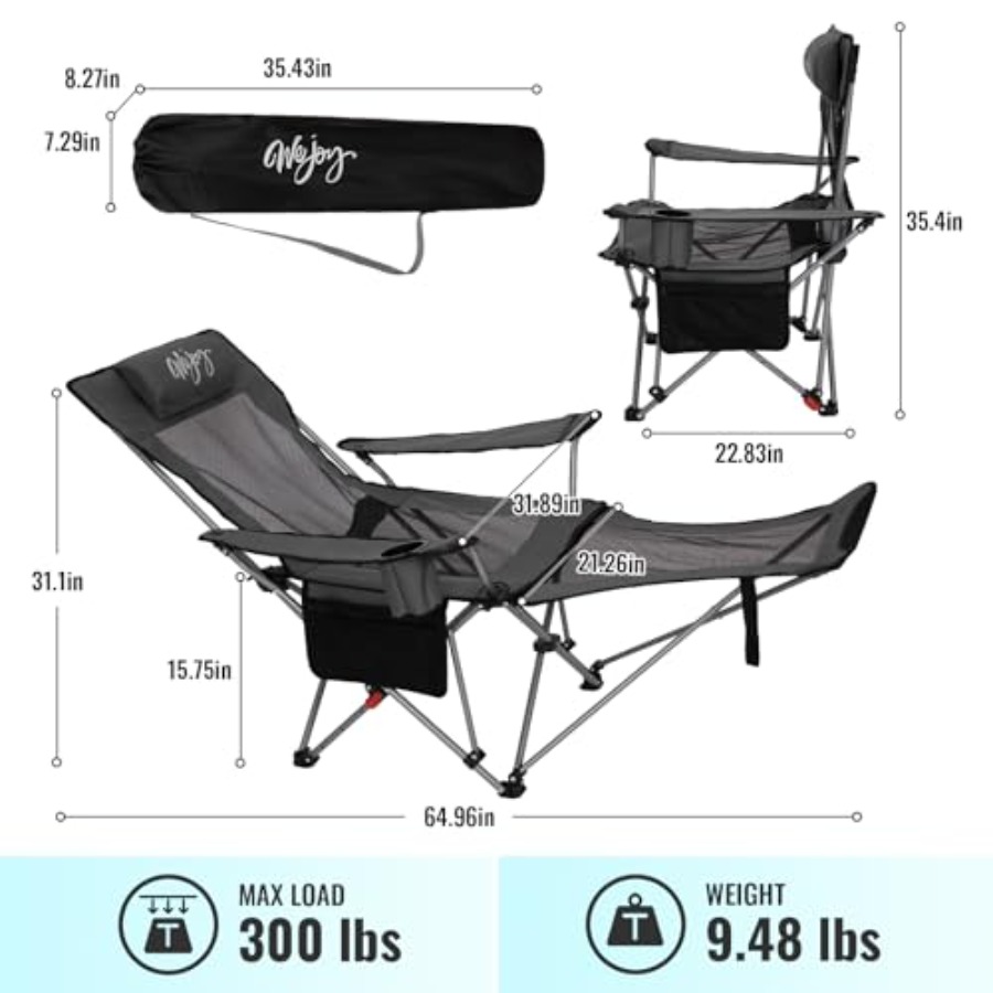 Outdoor 2-in-1 reclining campi - Outdoor Camping Chairs review and price