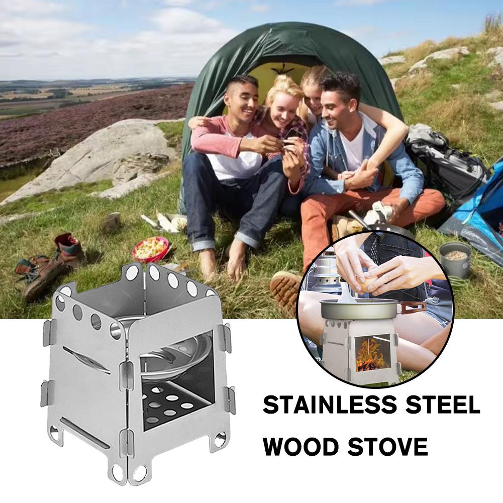 Folding Camping Wood Stove Por - Outdoor Gas Camping Oven review and price