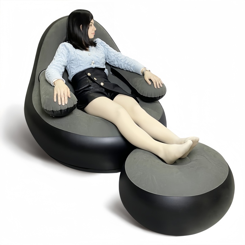PVC Inflatable Sofa with Armre - Outdoor Camping Furniture review and price