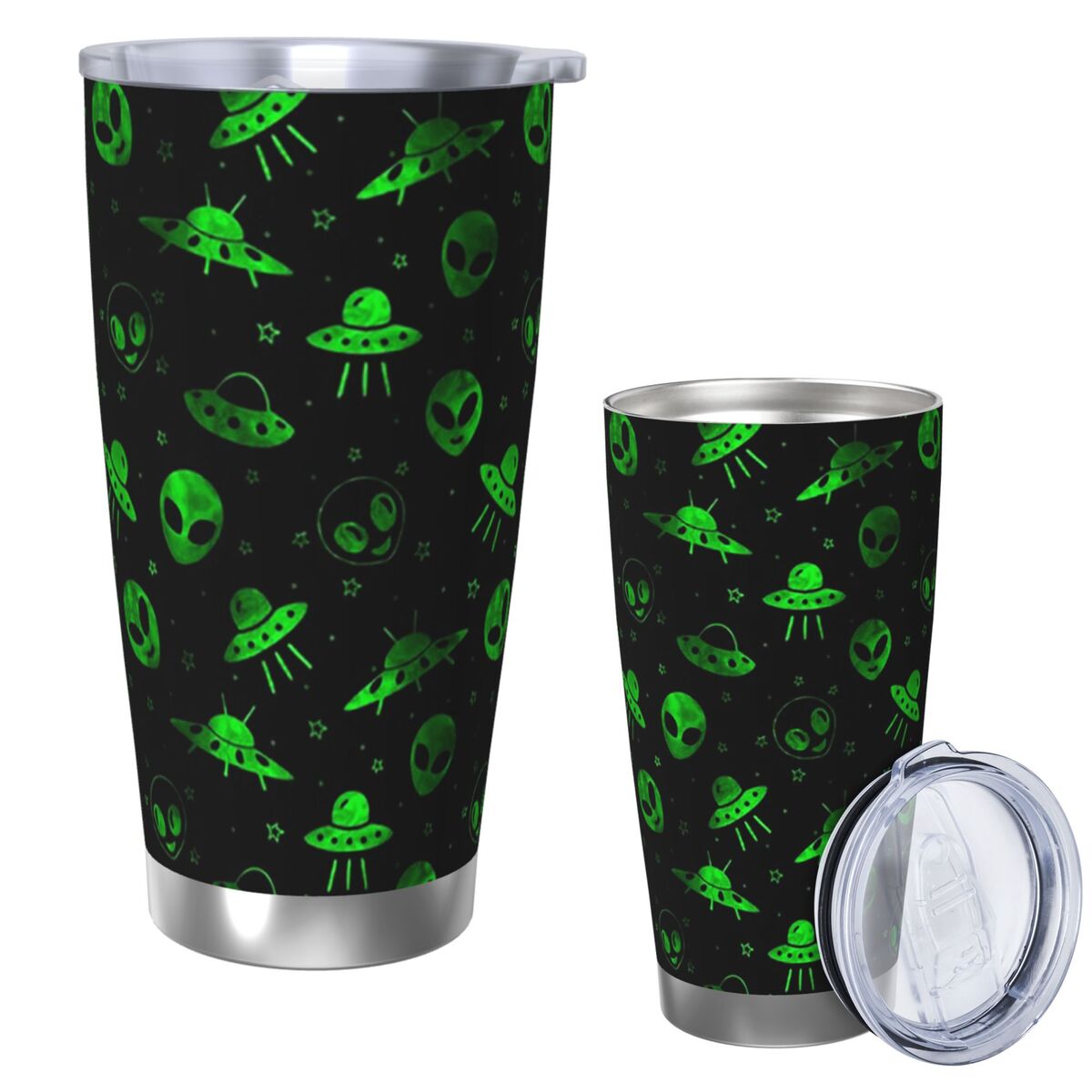Aliens And UFOs Pattern Stainl - Vacuum Insulated Flask review and price