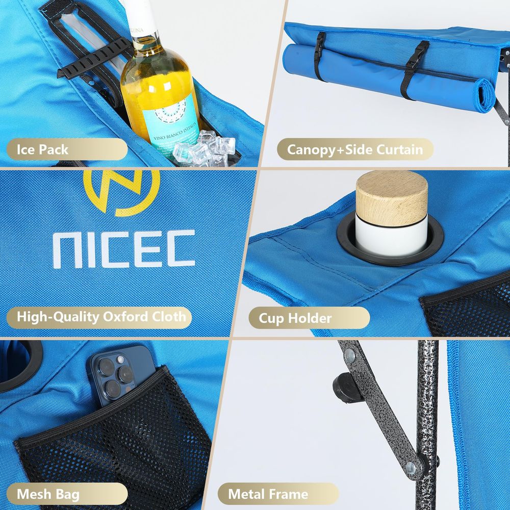 Rocking Camping Chair with Can - Outdoor Camping Rocker review and price