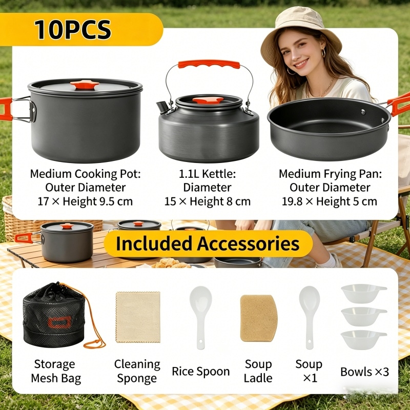 Home Household Camping Cookwar - Outdoor Camping Essentials review and price