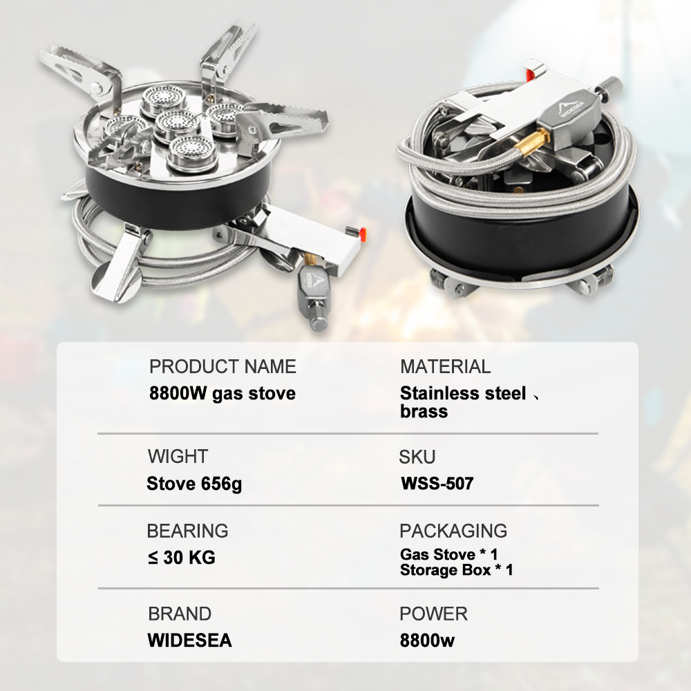 Widesea Camping 5in1 Gas Stove - Outdoor Gas Camping Oven review and price